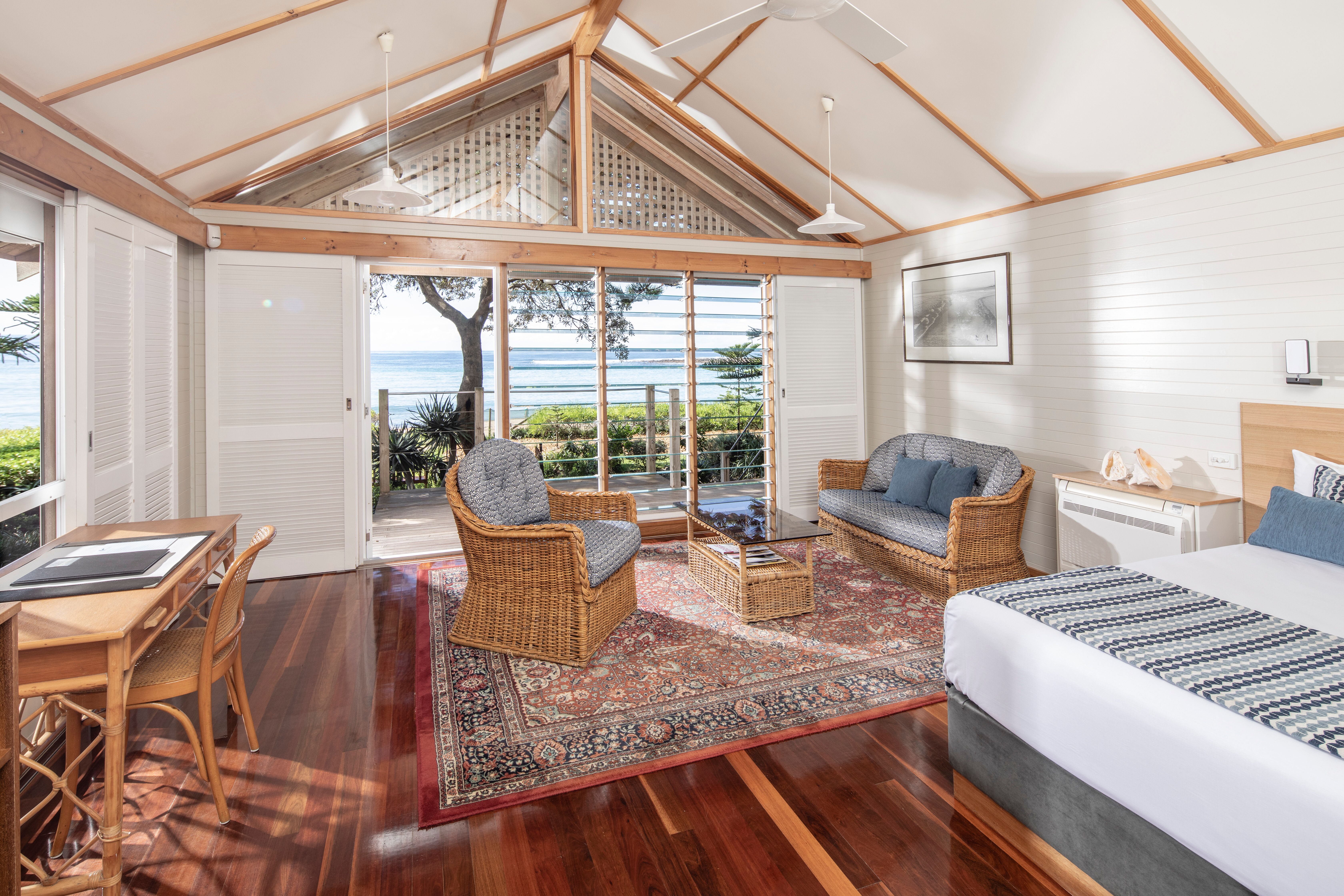 Beachfront Bungalow with Spa Bath Cover Image
